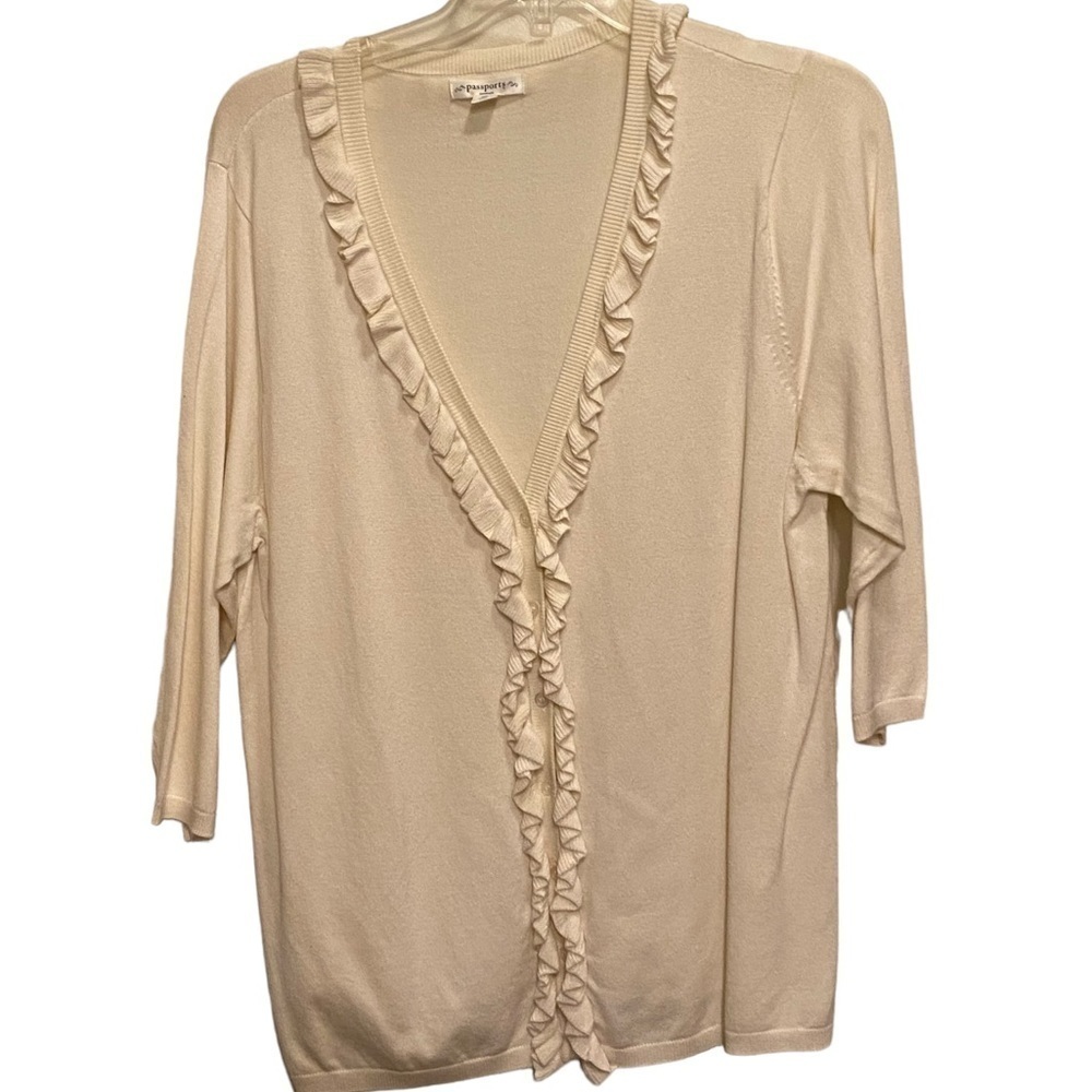 Plus size winter white women’s mid arm length sweater